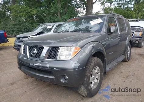 2006 Nissan Pathfinder Se Off-Road из США, поврежденный, VIN 5N1AR18W36C655846